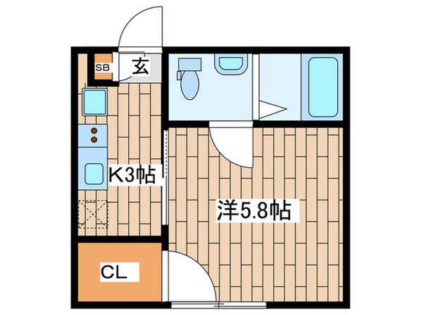 フィンセント横須賀の物件間取画像